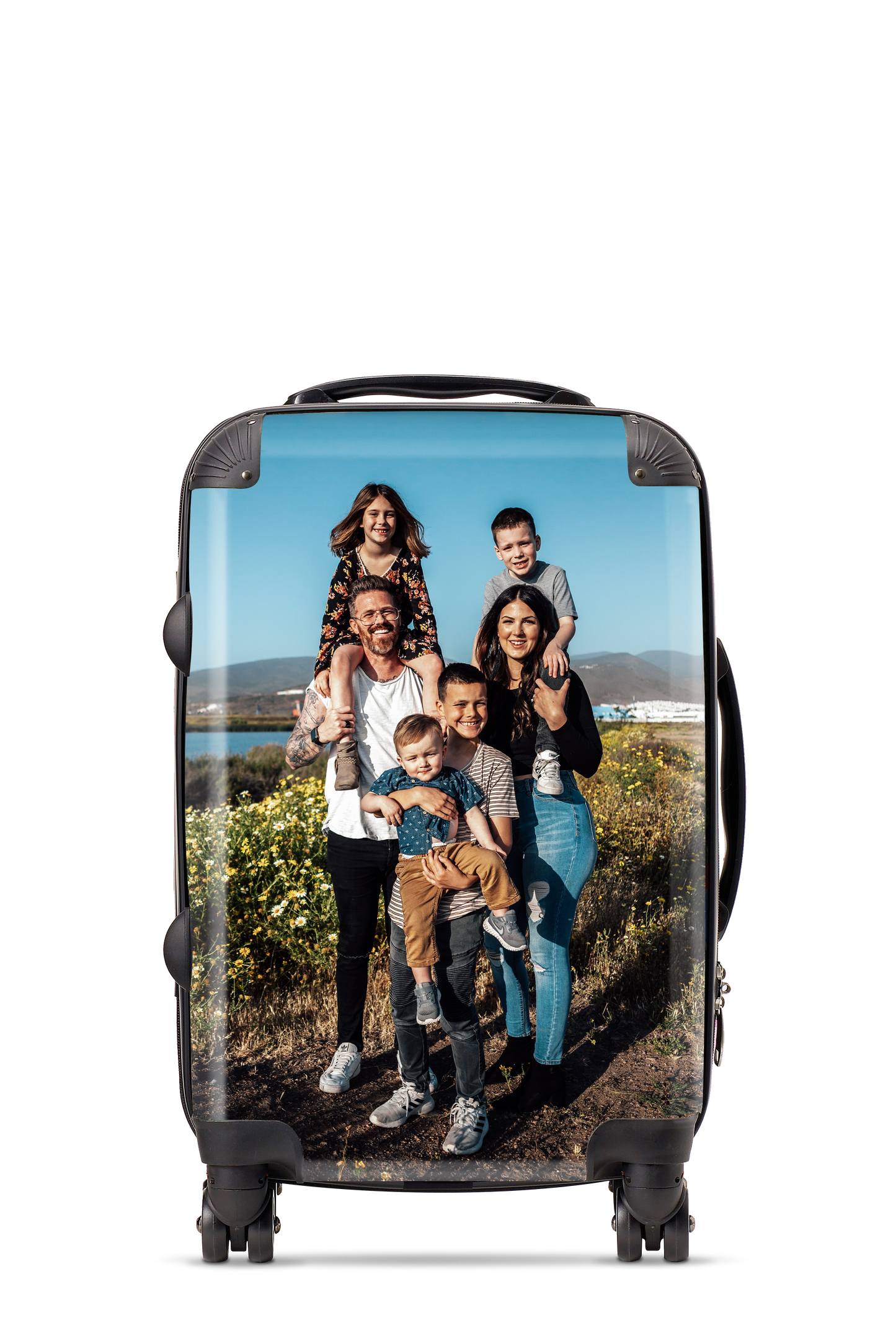 Marble top small suitcase